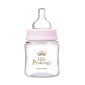 Plata kakla pudelīte Canpol Babies, Anti-colic PP Easy Start Royal Baby, 120 ml, 35/233, pink cena un informācija | Bērnu pudelītes un to aksesuāri | 220.lv