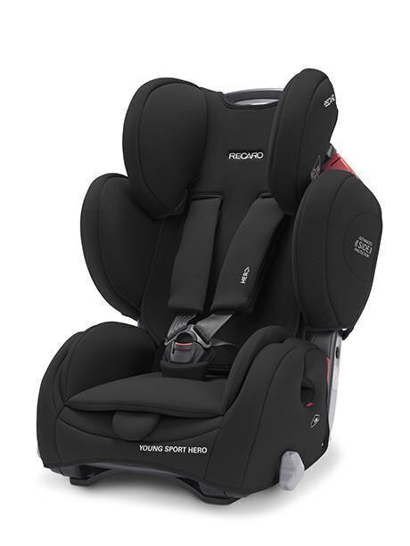 Autokrēsliņš Recaro Young Sport HERO, 9-36 kg, Deep Black cena un informācija | Autokrēsliņi | 220.lv