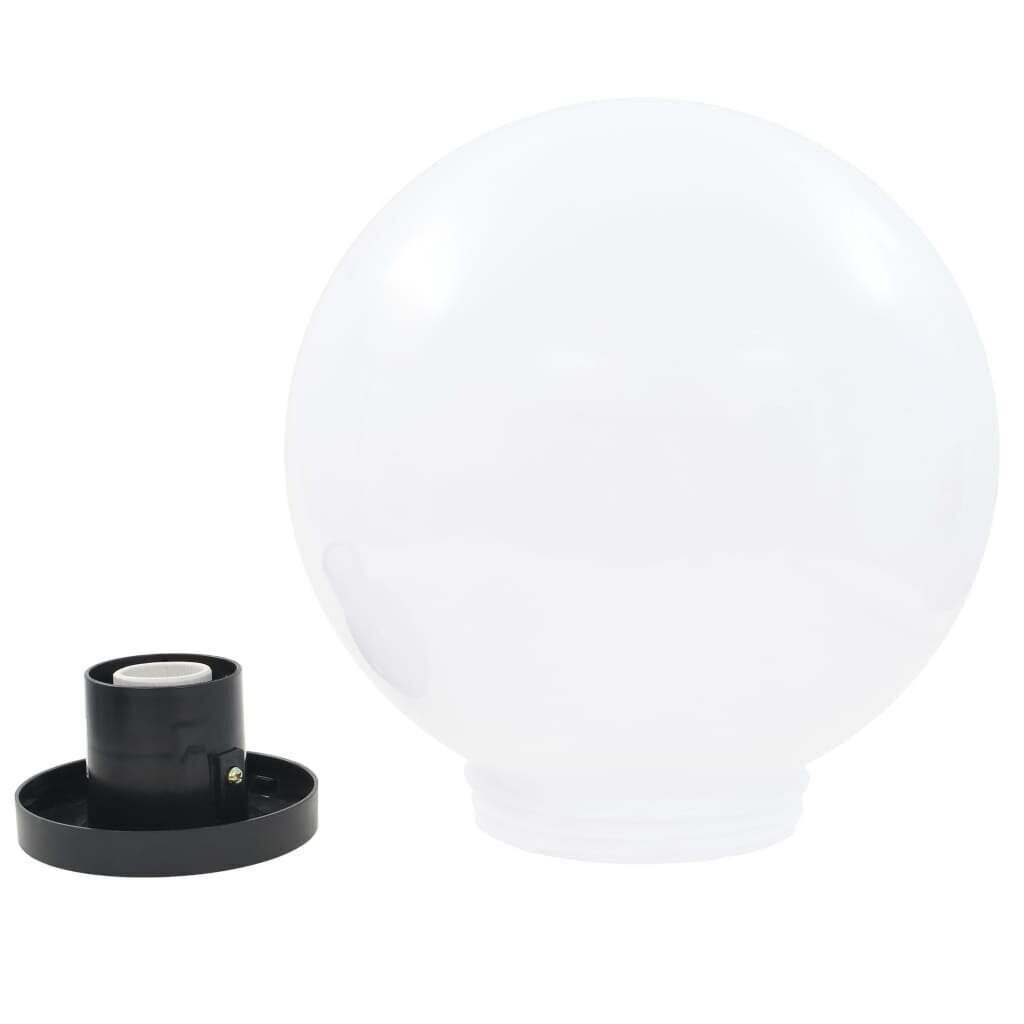 VidaXL LED lampas, 4 gab., sfēriskas, 30 cm, PMMA цена и информация | Āra apgaismojums | 220.lv