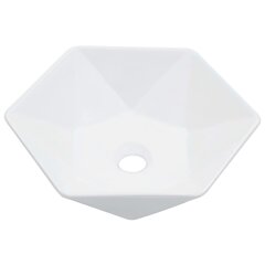 VidaXL izlietne, 41x36,5x12 cm, keramika, balta cena un informācija | Izlietnes | 220.lv