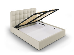 Кровать Mazzini Beds Nerin 1, 140x200 см, бежевая цена и информация | Кровати | 220.lv