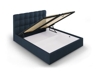 Кровать Mazzini Beds Nerin 3, 180x200 см, синяя цена и информация | Кровати | 220.lv
