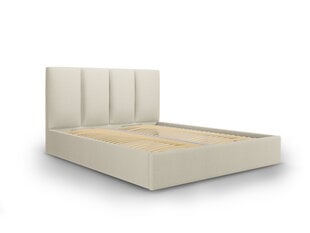 Кровать Mazzini Beds Juniper 1, 160x200 см, бежевая цена и информация | Кровати | 220.lv