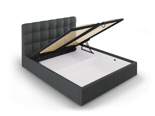 Кровать Mazzini Beds Nerin 5, 160x200 см, темно-серая цена и информация | Кровати | 220.lv