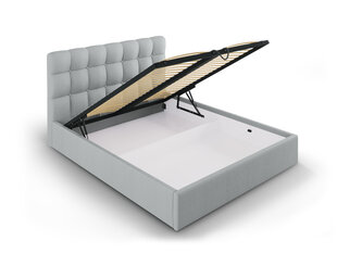 Кровать Mazzini Beds Nerin 4, 180x200 см, светло-серая цена и информация | Кровати | 220.lv