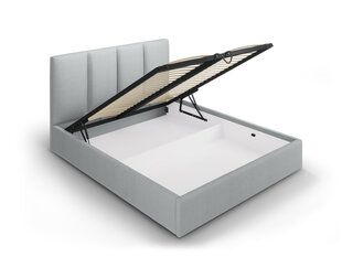 Кровать Mazzini Beds Juniper 4, 140x200 см, светло-серая цена и информация | Кровати | 220.lv