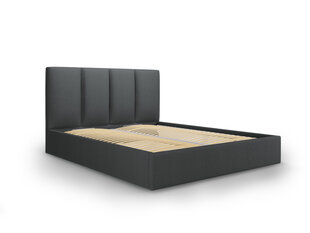 Gulta Mazzini Beds Juniper 5, 140x200cm, tumši pelēka cena un informācija | Gultas | 220.lv