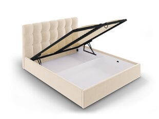 Кровать Mazzini Beds Nerin 1, 140x200 см, бежевая цена и информация | Кровати | 220.lv