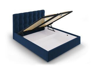 Кровать Mazzini Beds Nerin 140x200 см, темно-синяя цена и информация | Кровати | 220.lv