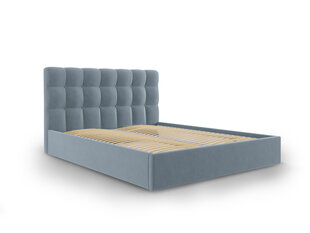 Кровать Mazzini Beds Nerin 140x200 см, синяя цена и информация | Кровати | 220.lv