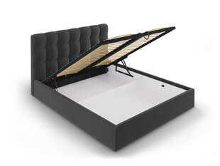 Кровать Mazzini Beds Nerin 140x200 см, темно-серая цена и информация | Кровати | 220.lv