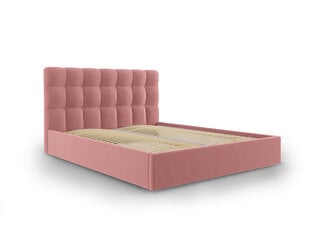 Кровать Mazzini Beds Nerin 160x200 см, розовая цена и информация | Кровати | 220.lv