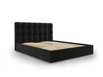 Кровать Mazzini Beds Nerin 160x200 см, черная