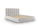 Кровать Mazzini Beds Nerin 180x200 см, светло-серая