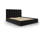 Кровать Mazzini Beds Nerin 180x200 см, черная
