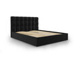 Gulta Mazzini Beds Nerin 180x200cm, melna cena un informācija | Gultas | 220.lv