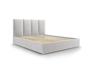 Кровать Mazzini Beds Juniper 140x200 см, светло-серая цена и информация | Кровати | 220.lv