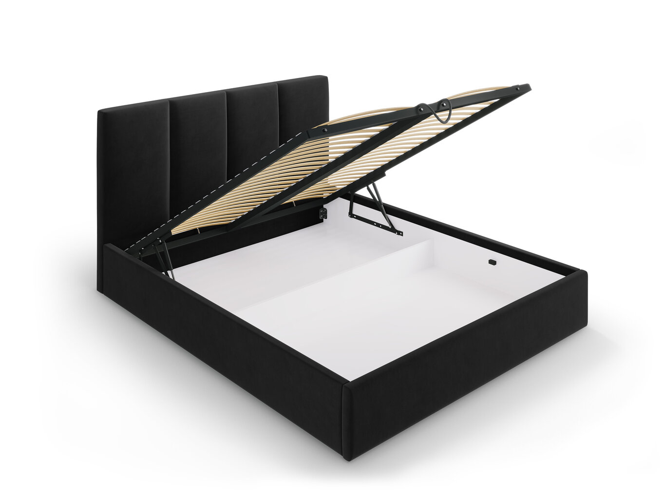 Gulta Mazzini Beds Juniper 160x200cm, melna cena un informācija | Gultas | 220.lv