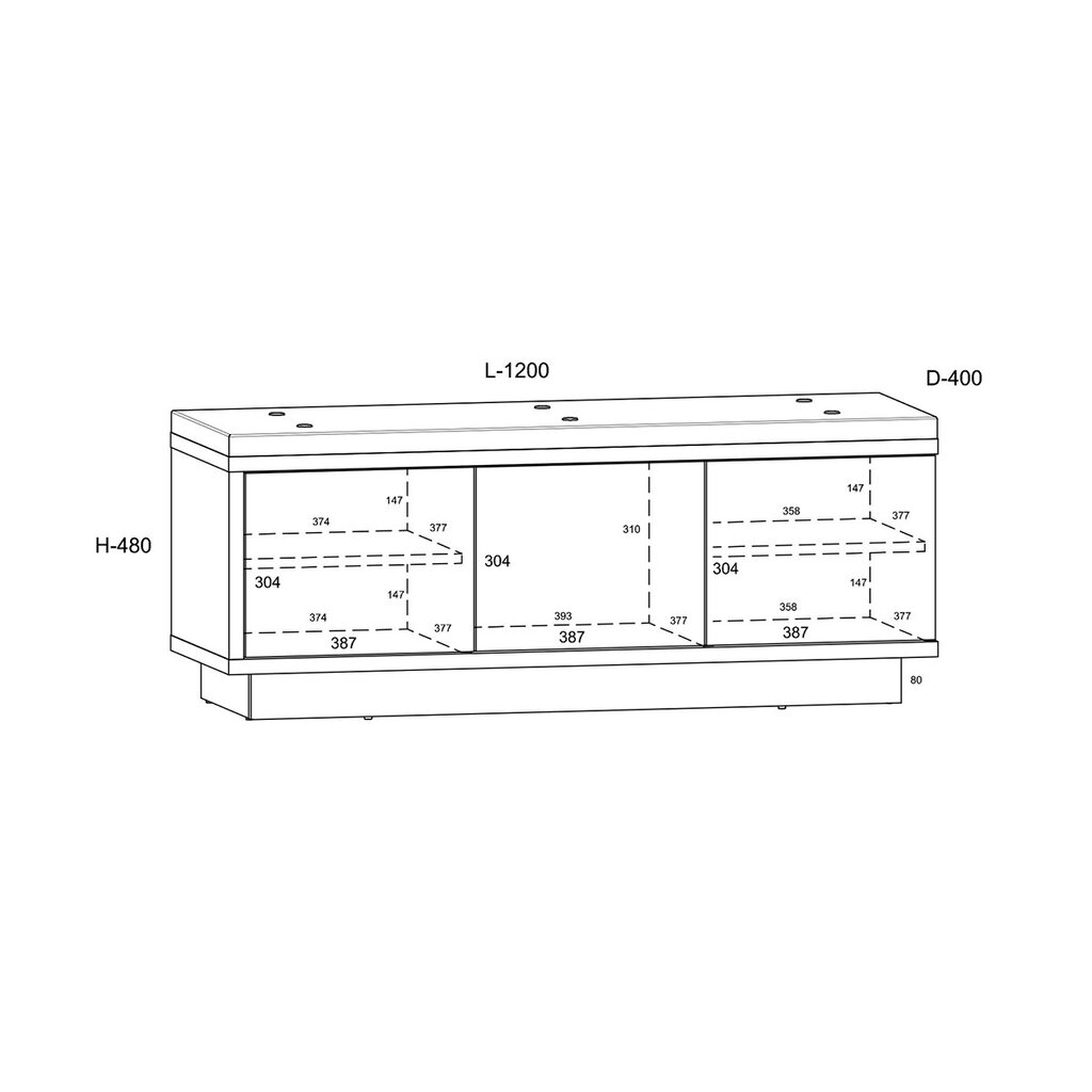 Soliņš Meblocross Hybrid Hyb-02 3D, ozola/balts/smilškrāsas цена и информация | Apavu skapji, apavu plaukti, priekšnama soliņi | 220.lv