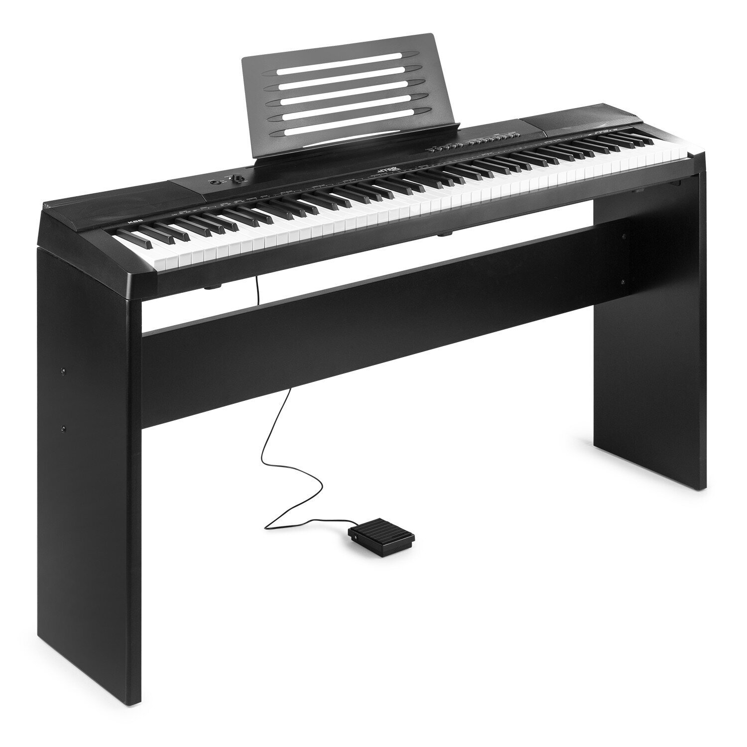 Max KB6W digitālās klavieres 88 taustiņi ar koka statīvu cena | 220.lv