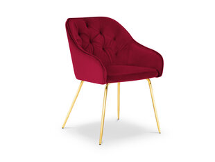 Krēsls Milo Casa Luisa, sarkanas/zeltainas krāsas cena un informācija | Virtuves un ēdamistabas krēsli | 220.lv