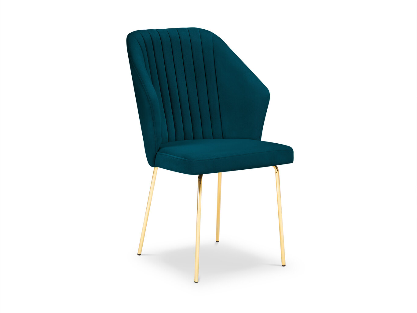 Krēsls Cosmopolitan Design Borneo 5, tumši zils cena un informācija | Virtuves un ēdamistabas krēsli | 220.lv