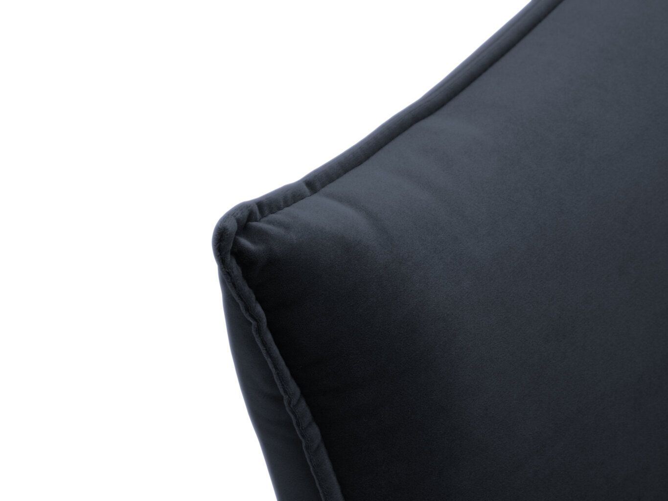 Stūra dīvāns Milo Casa Elio 7S-V, tumši zils/zeltainas krāsas цена и информация | Stūra dīvāni | 220.lv