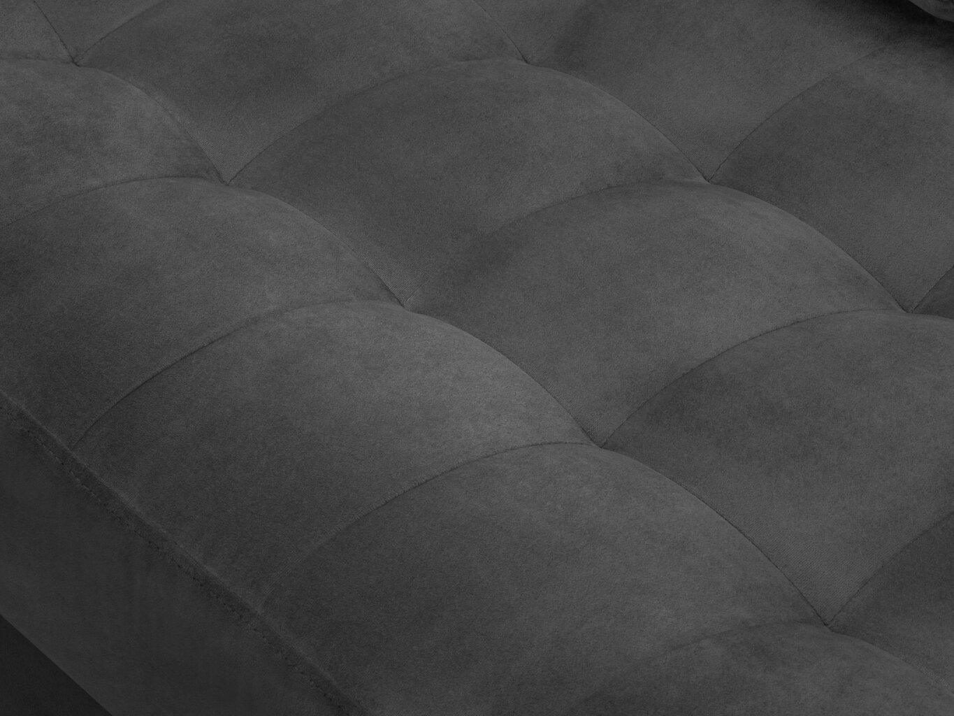 Stūra dīvāns Milo Casa Santo 4S-V, tumši pelēks cena un informācija | Stūra dīvāni | 220.lv