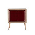 Kumode Kalune Design Dresser 3437, ozola krāsas/sarkana