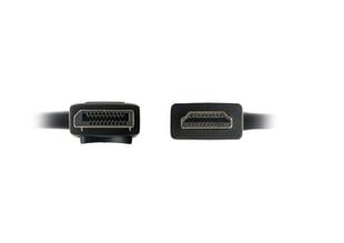 Hallo DisplayPort uz HDMI kabelis v1.2 1.8m cena un informācija | Kabeļi un vadi | 220.lv