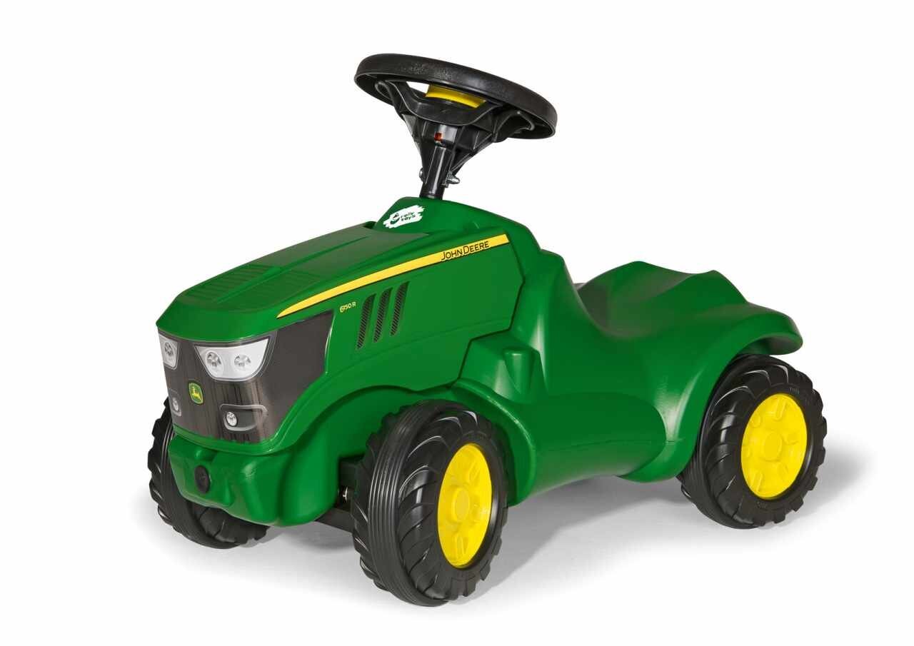 Skrejtraktors Rolly Toys rollyMinitrac John Deere 6150R cena un informācija | Rotaļlietas zēniem | 220.lv