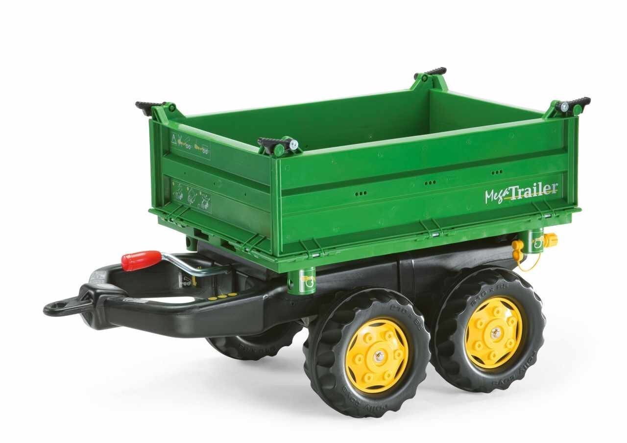 Piekabe bērnu traktoriem Rolly Toys rollyMega Trailer cena un informācija | Rotaļlietas zēniem | 220.lv