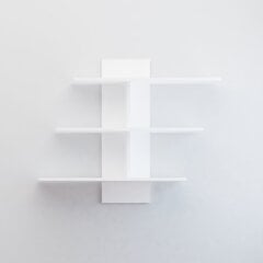 Sienas plaukts Kalune Design Wall Shelf 775, 111 cm, baltas krāsas цена и информация | Полки | 220.lv