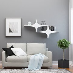 Sienas plaukts Kalune Design Wall Shelf 775, 135 cm, baltas krāsas cena un informācija | Plaukti | 220.lv