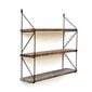 Sienas plaukts Kalune Design Wall Shelf 792, 55 cm, tumši brūns/melns cena un informācija | Plaukti | 220.lv