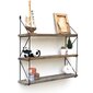 Sienas plaukts Kalune Design Wall Shelf 792, 55 cm, tumši brūns/melns cena un informācija | Plaukti | 220.lv