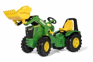 Трактор педальный с ковшом Rolly Toys rollyX-Trac Premium John Deere 8400R цена и информация | Конструктор автомобилей игрушки для мальчиков | 220.lv
