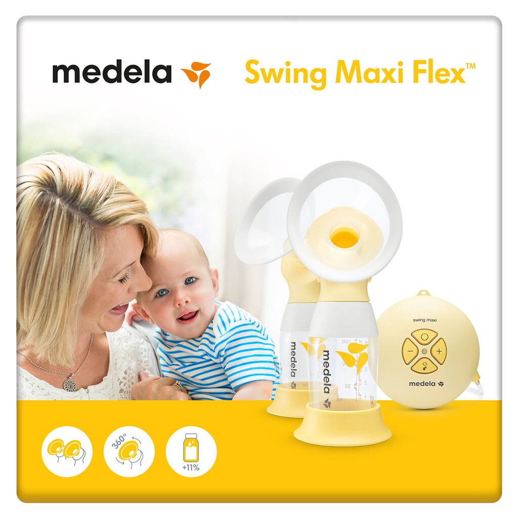Elektriskais piena pumpis Medela Swing Maxi Flex цена и информация | Krūts piena pumpji | 220.lv
