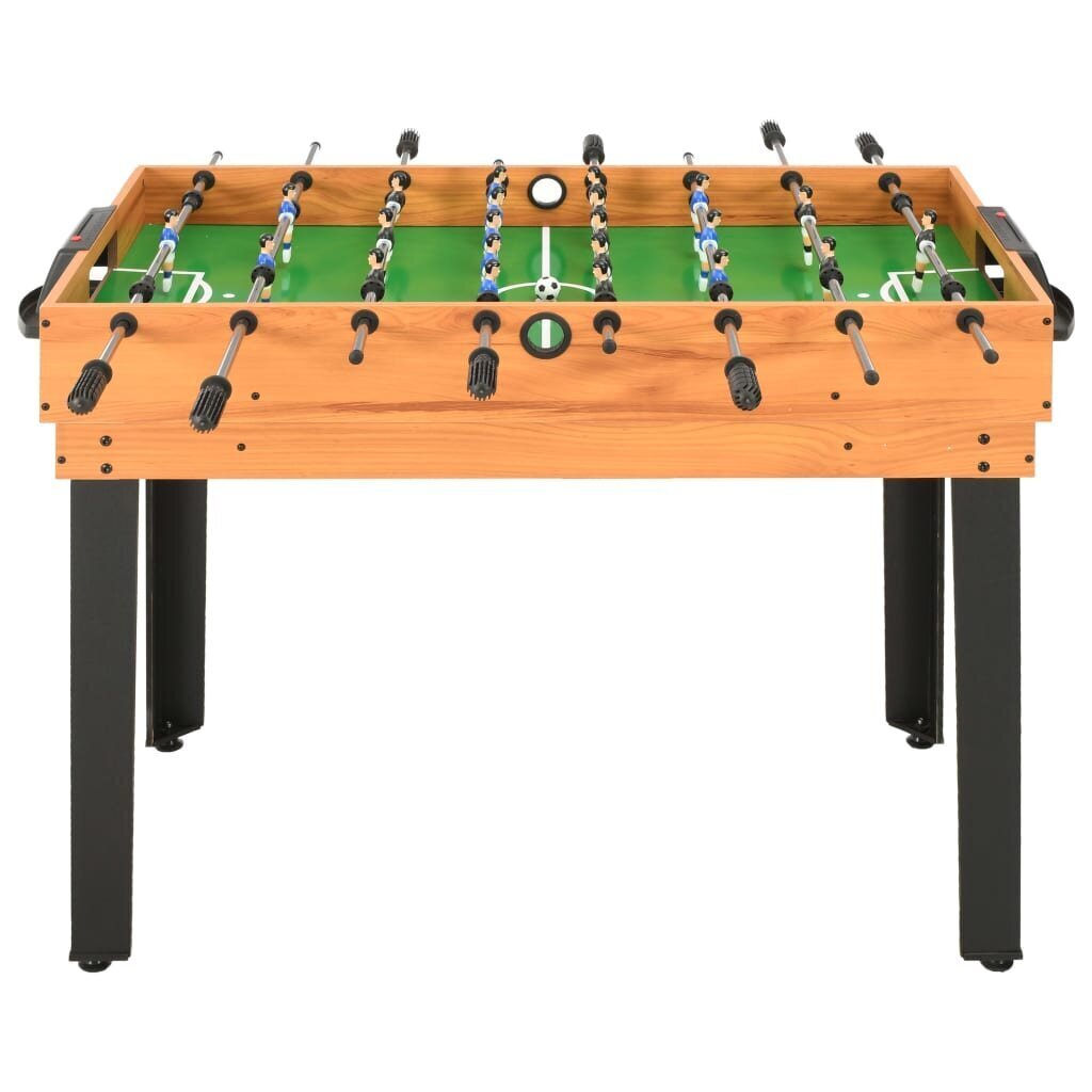 vidaXL spēļu galds, 15 spēles, 121x61x82 cm, kļava цена и информация | Galda futbols | 220.lv