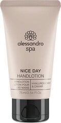 Крем для рук Alessandro Nice Day, 75ml цена и информация | Кремы, лосьоны для тела | 220.lv