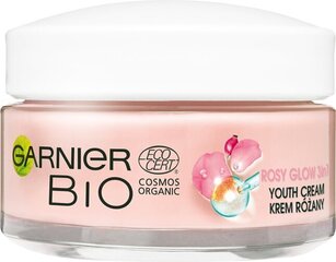 Крем для лица для кожи, потерявшей яркость Garnier Bio Rosy 3in1 женщин, 50 мл цена и информация | Кремы для лица | 220.lv