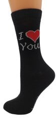 Носки I Love You, be Snazzy, Unisex  цена и информация | Мужские носки | 220.lv