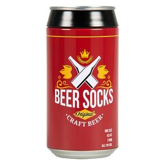 Мужские носки в банке Beer socks, черные цена и информация | Мужские носки | 220.lv