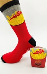 Vīriešu zeķes French Fries Socks, Your the ketchup to my fries цена и информация | Мужские носки | 220.lv