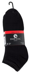 Короткие носки унисекс Stark Soul 2131, 5 пар, черные цена и информация | Мужские носки | 220.lv
