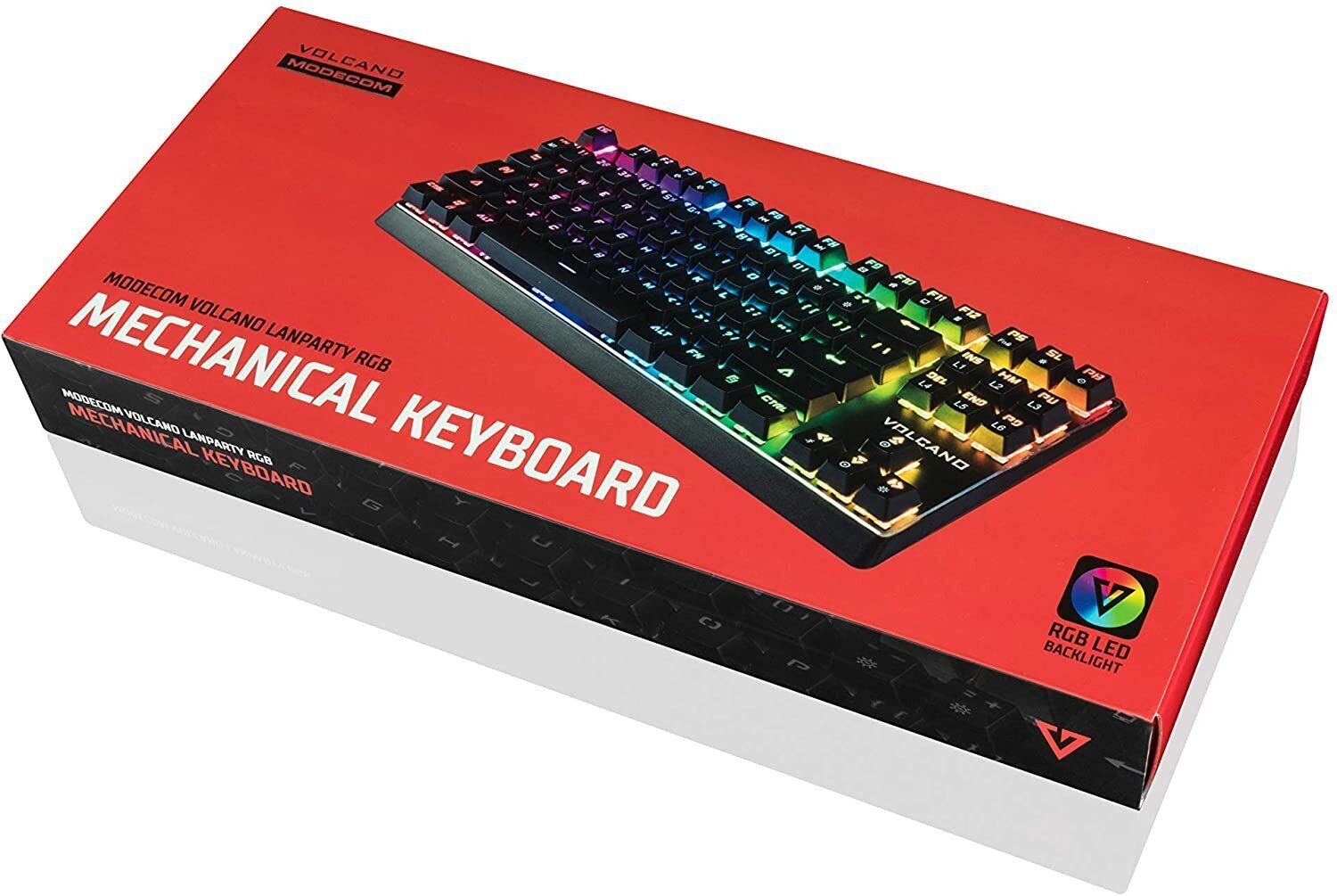 Modecom Volcano Lanparty RGB BTK-MC-LANPARTY-U-BT-RGB cena un informācija | Klaviatūras | 220.lv