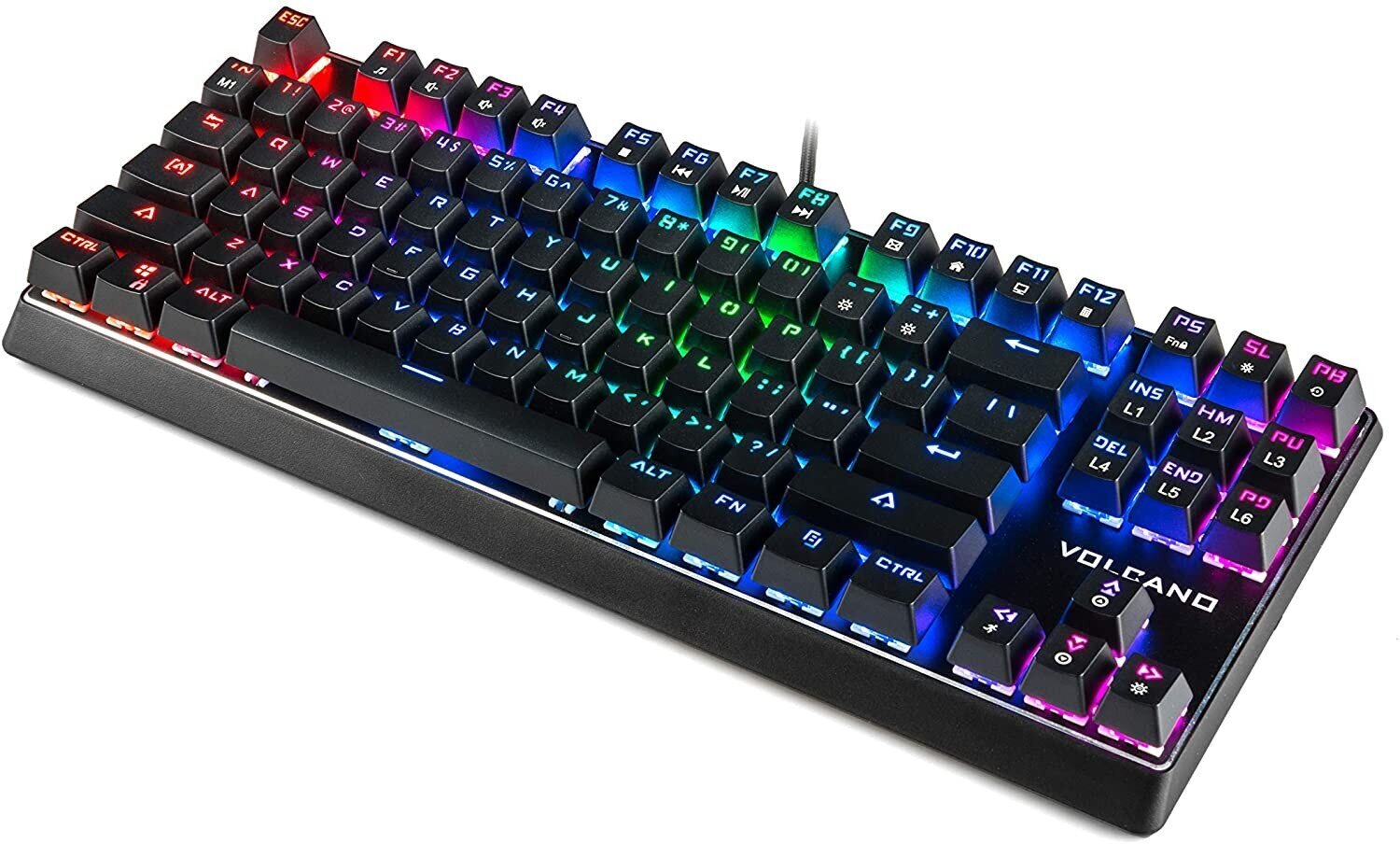 Modecom Volcano Lanparty RGB BTK-MC-LANPARTY-U-BT-RGB цена и информация | Klaviatūras | 220.lv