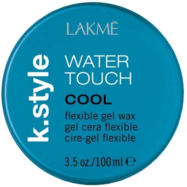 Elastīgas fiksācijas matu vasks Lakme K.style Water Touch Cool Flexible Gel Wax, 100 ml cena un informācija | Matu veidošanas līdzekļi | 220.lv