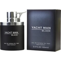 Tualetes ūdens Myrurgia Yacht Man Black EDT vīriešu 100 ml cena un informācija | Vīriešu smaržas | 220.lv