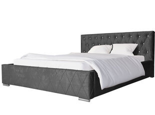 Кровать Diori 140x200 см, серая цена и информация | Кровати | 220.lv